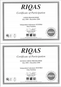 RIQAS, Lipids and Urine Programs